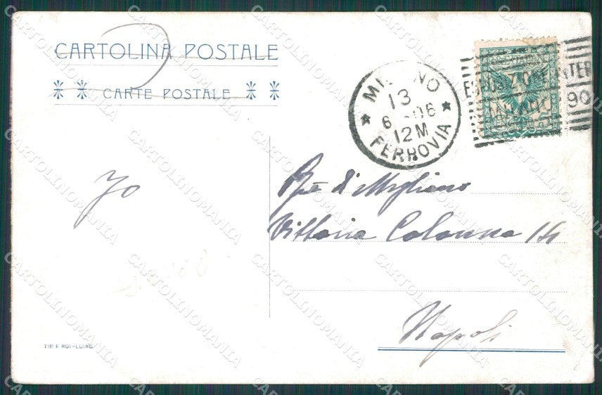 Varese Luino ABRASA cartolina XB2010 – retro