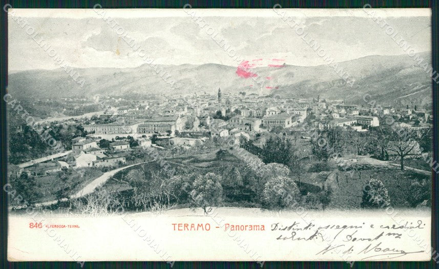 Teramo Città Alterocca 846 MACCHIA cartolina XB2036 – fronte
