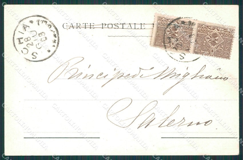 Napoli Ischia Castello Aragona Alterocca 1186 cartolina XB2039 – retro