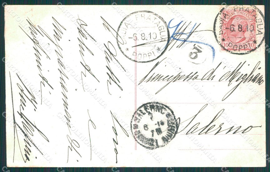 Arezzo Poppi Badia Prataglia Alterocca 1820 cartolina XB2046 – retro