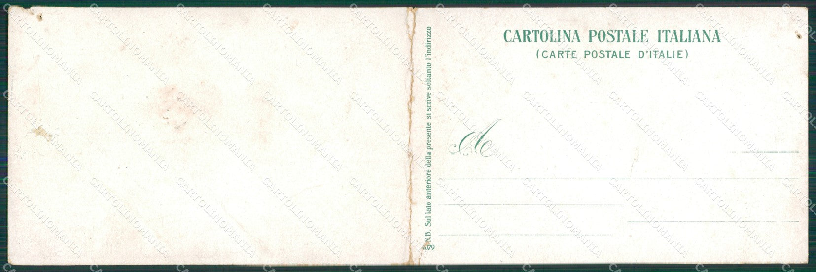 Napoli Sorrento FORI Doppia cartolina XB2089 – retro