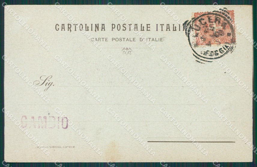 Foggia Lucera cartolina XB2091 – retro