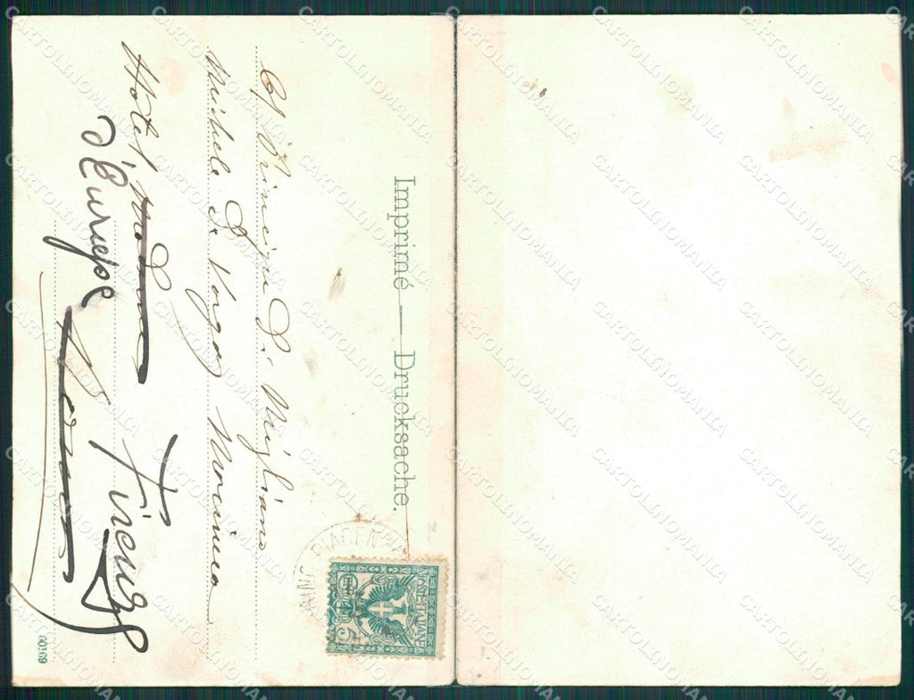 Torino Città RIPARATA Doppia cartolina XB2092 – retro