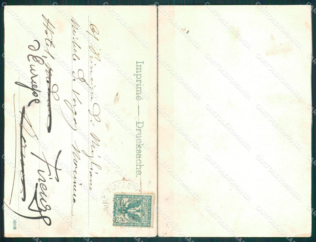 Torino Città RIPARATA Doppia cartolina XB2092 – retro