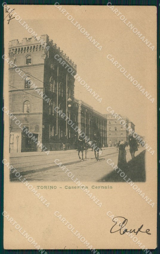 Torino Città Caserma cartolina XB2095 – fronte