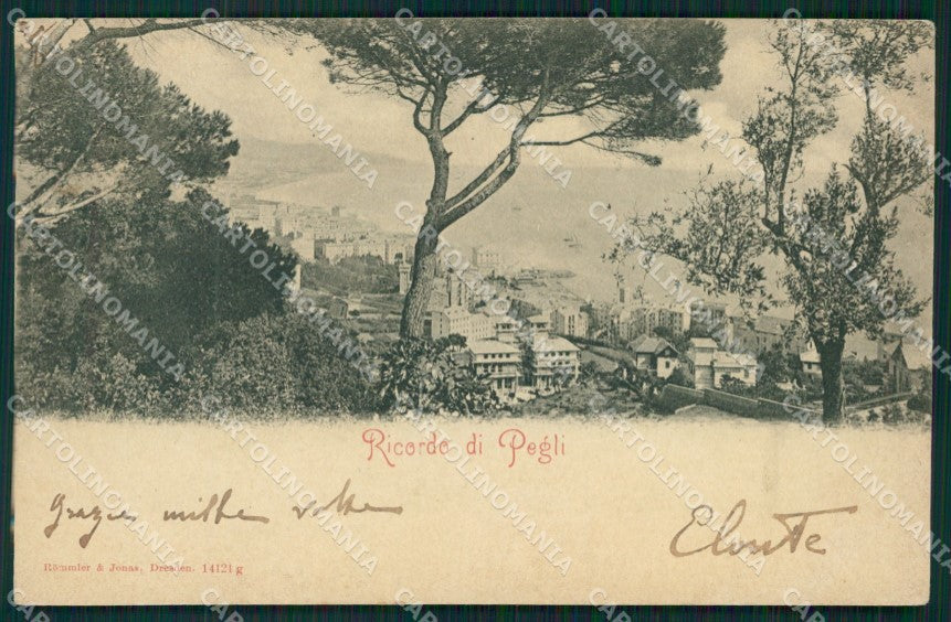 Genova Pegli STRAPPINO cartolina XB2098 – fronte