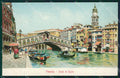 Venezia Città Ponte Rialto Gondole cartolina XB2114 – fronte