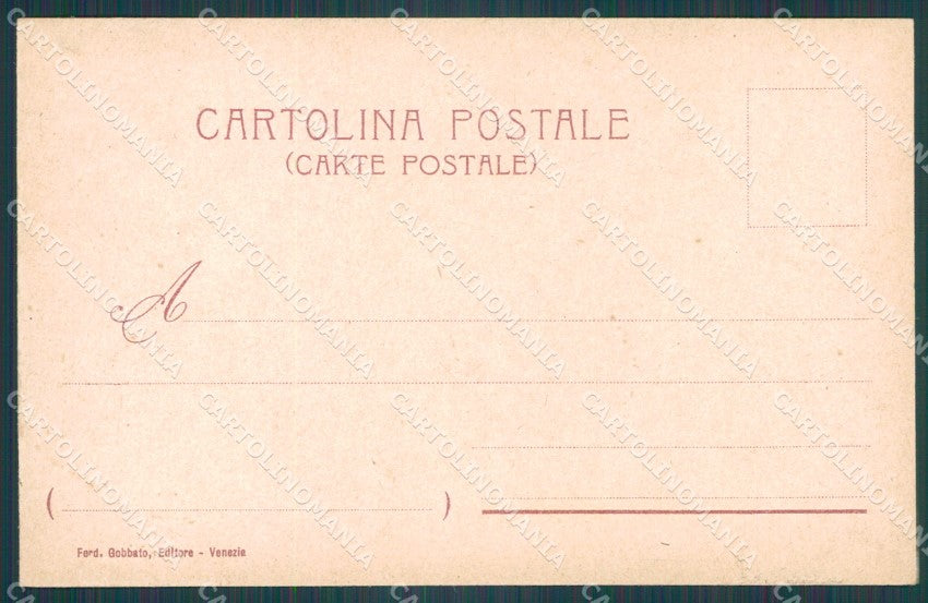 Venezia Città Ponte Rialto Gondole cartolina XB2114 – retro