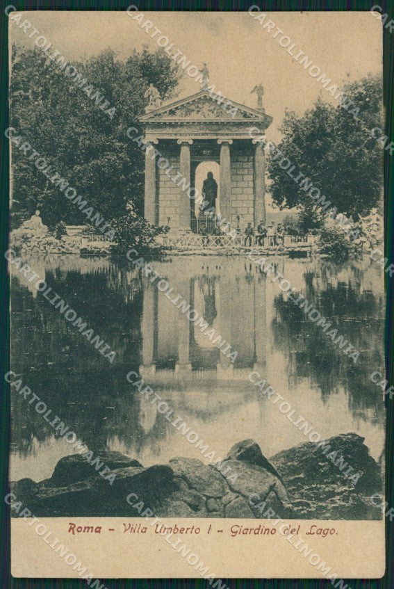 Roma Città Villa Umberto I cartolina XB2124 – fronte