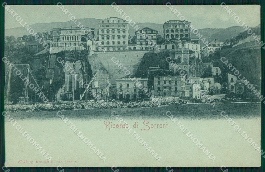 Napoli Sorrento cartolina XB2128 – fronte