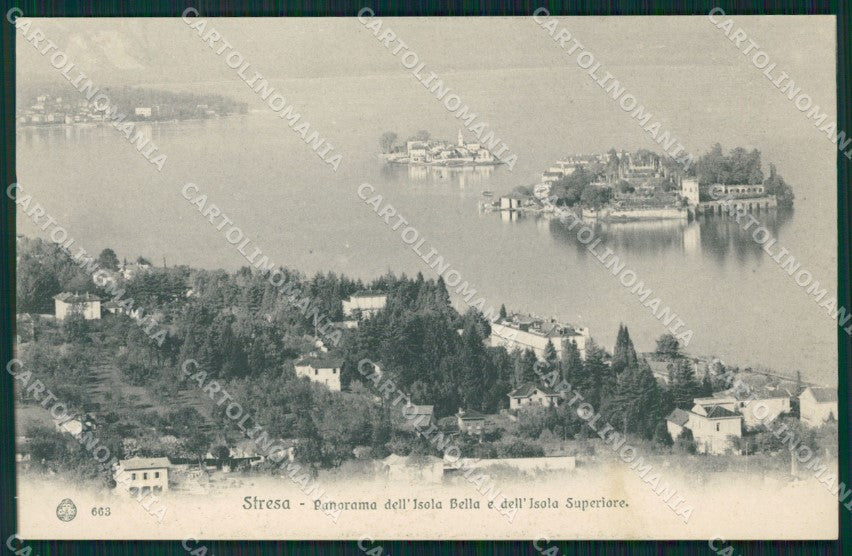 Verbania Stresa Lago Maggiore Isole Borromee cartolina XB2132 – fronte