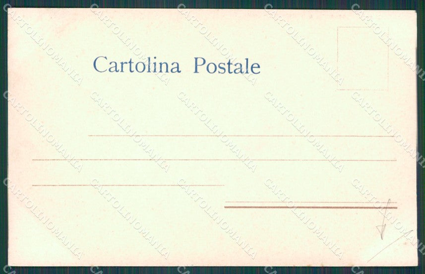 Napoli Città Barche Vesuvio PIEGA cartolina XB2145 – retro