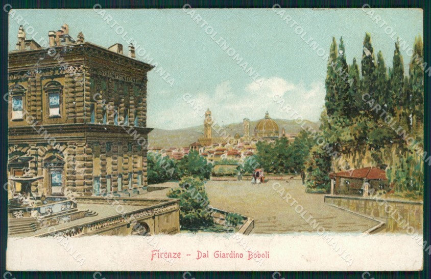 Firenze Città Giardino Boboli cartolina XB2151 – fronte