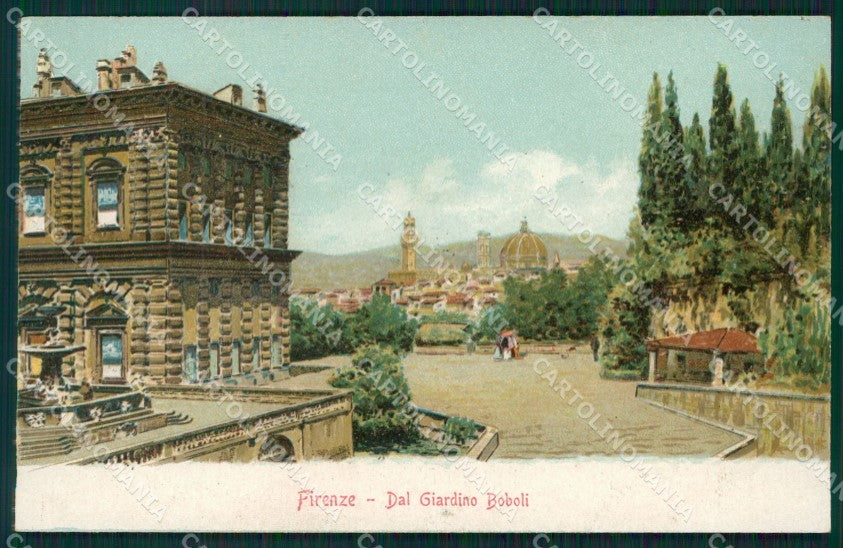Firenze Città Giardino Boboli cartolina XB2159 – fronte