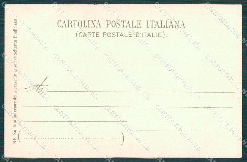 Firenze Città Campanile Santa Croce E.Bensa cartolina XB2160 – retro