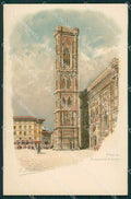 Firenze Città Campanile Giotto E.Bensa cartolina XB2161 – fronte