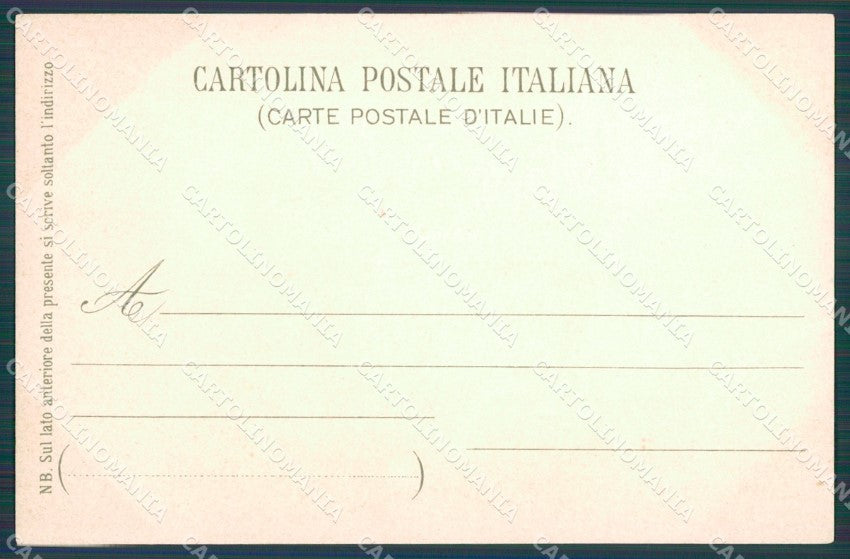 Firenze Città Campanile Giotto E.Bensa cartolina XB2161 – retro