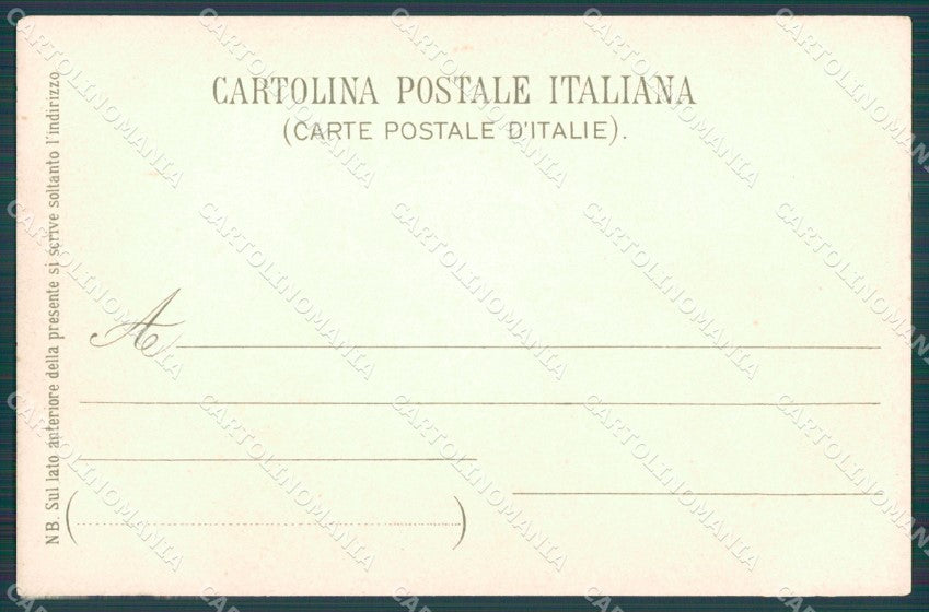 Firenze Città Bargello E.Bensa cartolina XB2162 – retro