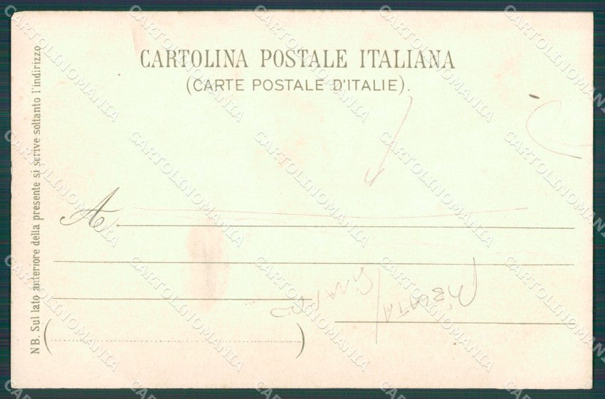 Firenze Città Uffizi Palazzo Vecchio PIEGATA STRAPPO E:Bensa cartolina XB2163 – retro