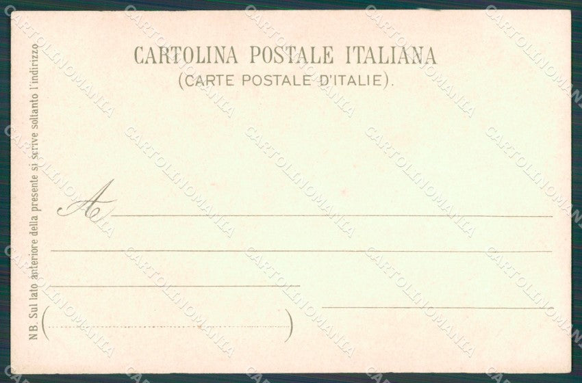 Firenze Città Chiesa San Miniato E.Bensa cartolina XB2166 – retro