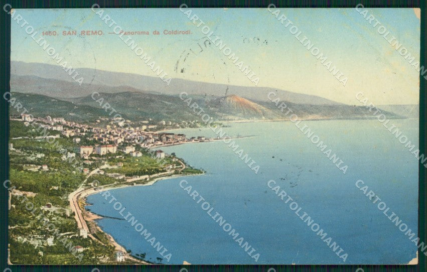 Imperia Sanremo ABRASA cartolina XB2189 – fronte