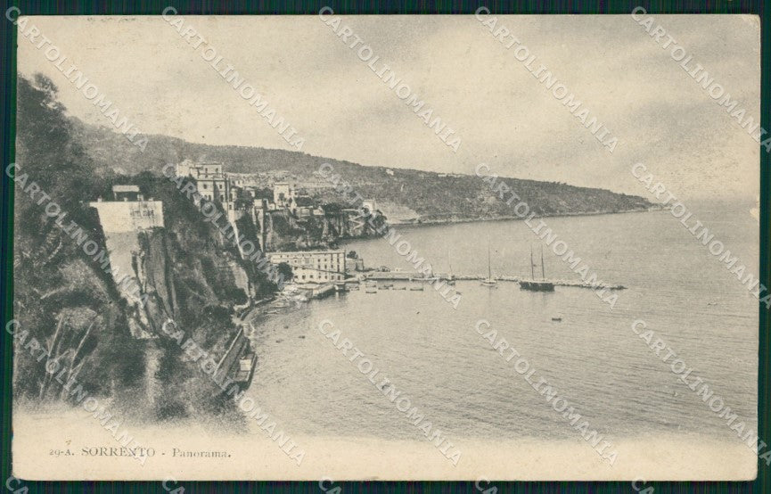 Napoli Sorrento PIEGA cartolina XB2215 – fronte