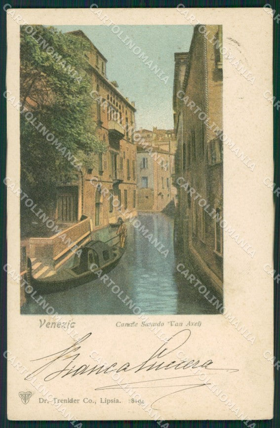 Venezia Città Gondola cartolina XB2225 – fronte