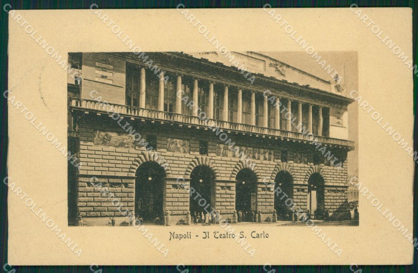 Napoli Città Teatro cartolina XB2232 – fronte