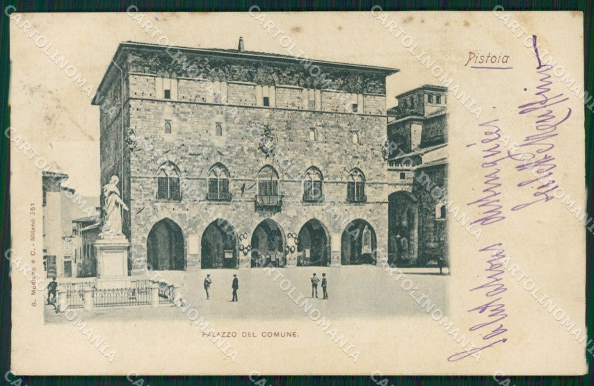 Pistoia Città Palazzo Comunale cartolina XB2234 – fronte