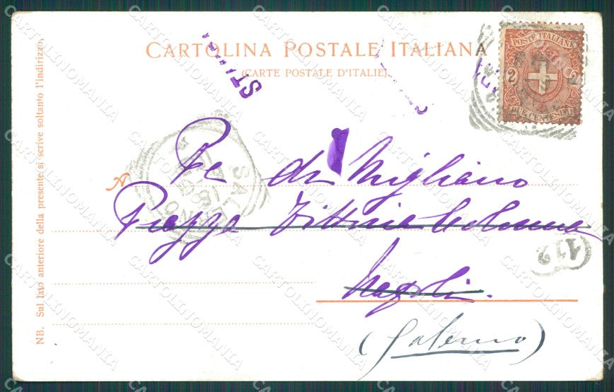 Genova Città Villa Rosazza cartolina XB2253 – retro