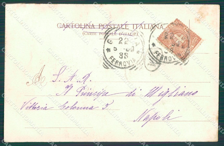 Genova Città Palazzo San Giorgio cartolina XB2254 – retro
