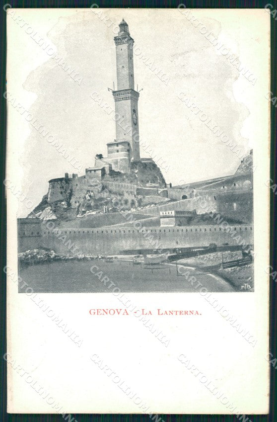 Genova Città lanterna cartolina XB2258 – fronte