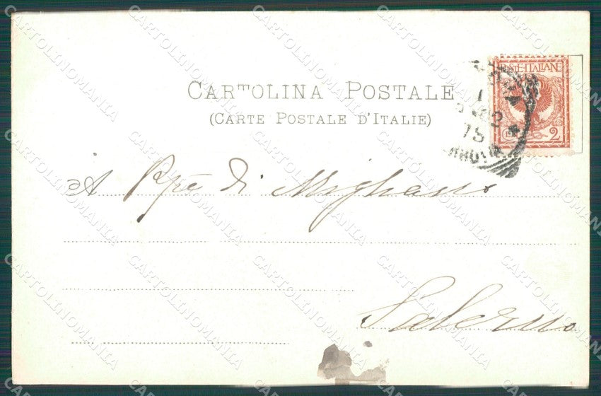 Genova Città lanterna cartolina XB2258 – retro