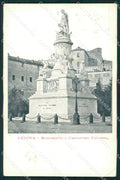 Genova Città Cristoforo Colombo ABRASA PIEGA cartolina XB2263 – fronte