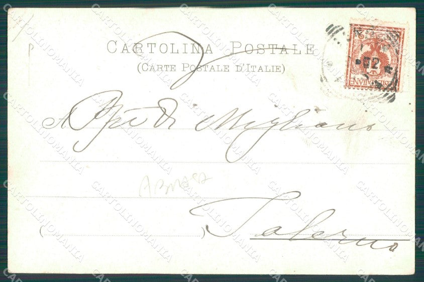 Genova Città Cristoforo Colombo ABRASA PIEGA cartolina XB2263 – retro