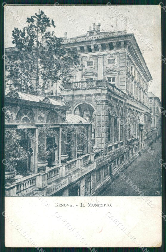 Genova Città Municipio cartolina XB2269 – fronte