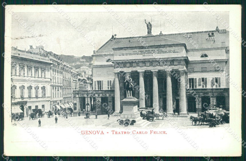Genova Città Teatro cartolina XB2271 – fronte