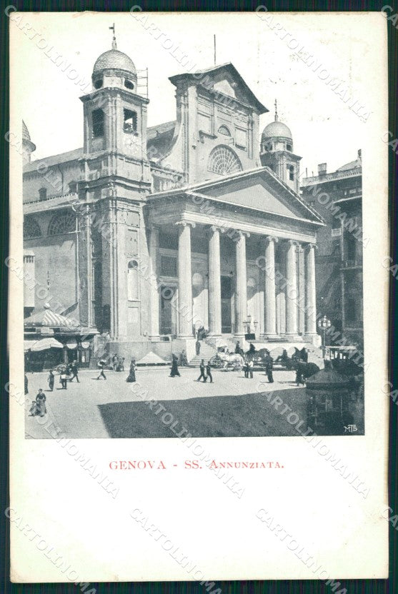 Genova Città Santissima Annunziata cartolina XB2272 – fronte