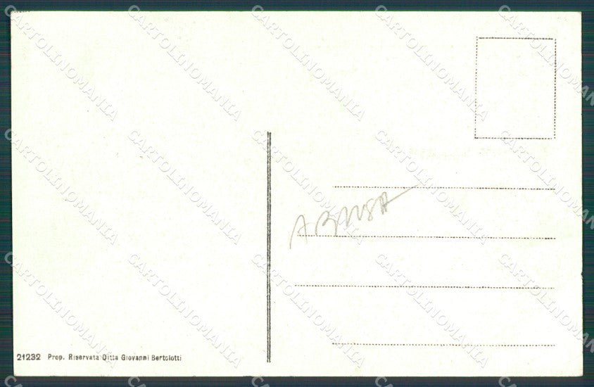 Alessandria Città ABRASA cartolina XB2284 – retro