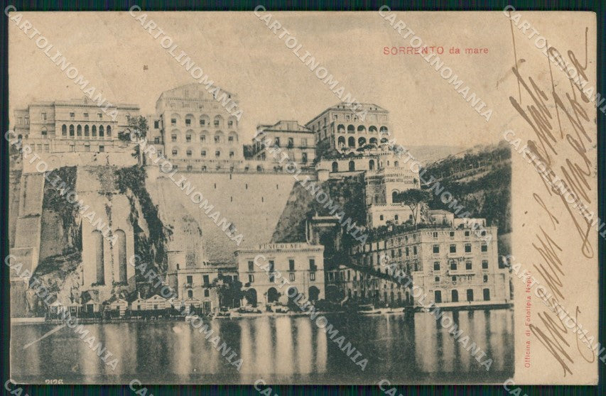 Napoli Sorrento cartolina XB2290 – fronte