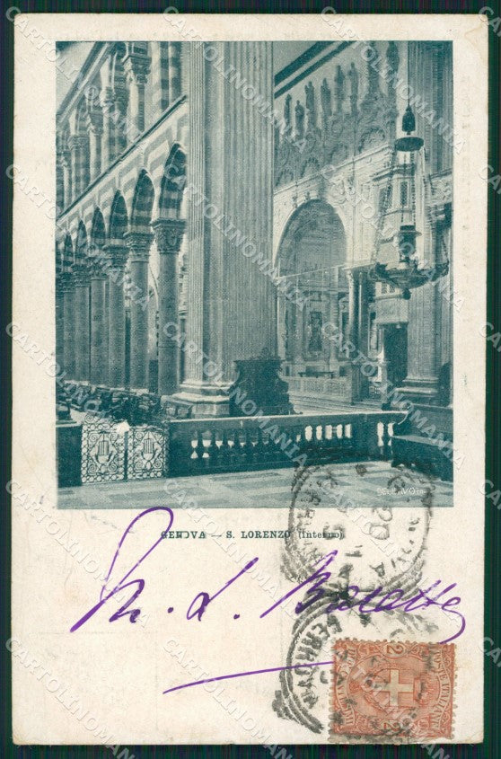 Genova Città San Lorenzo cartolina XB2292 – fronte