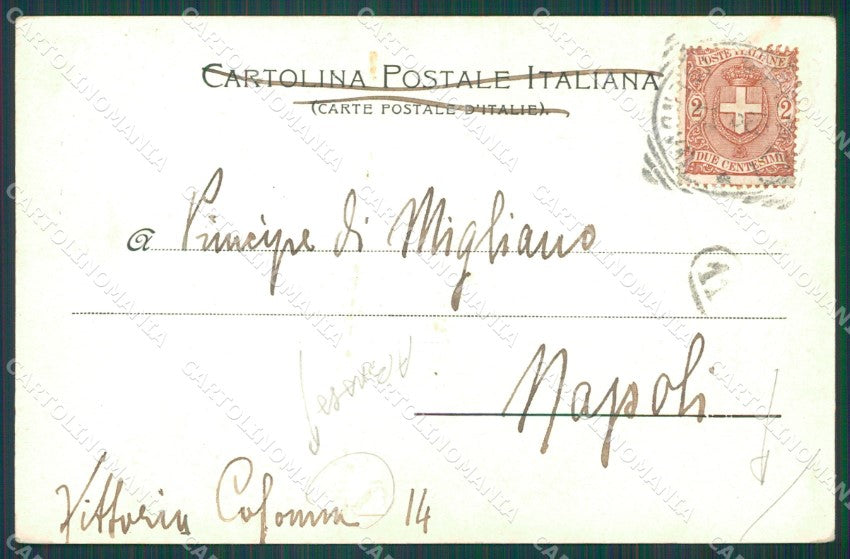 Genova Nervi ABRASA cartolina XB2301 – retro