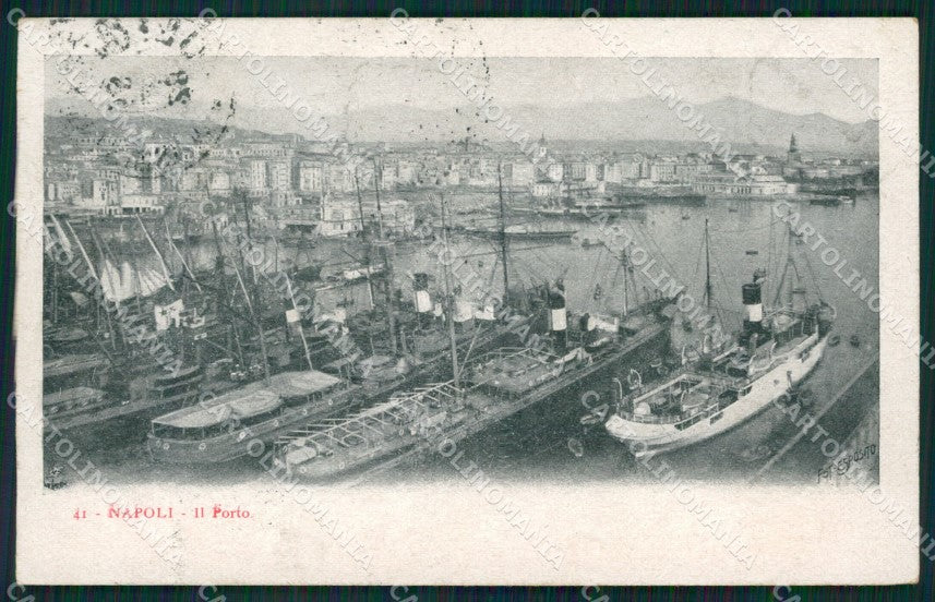 Napoli Città Porto cartolina XB2304 – fronte