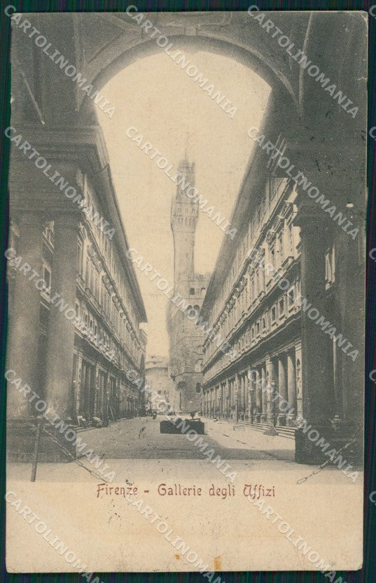 Firenze Città Uffizi cartolina XB2313 – fronte