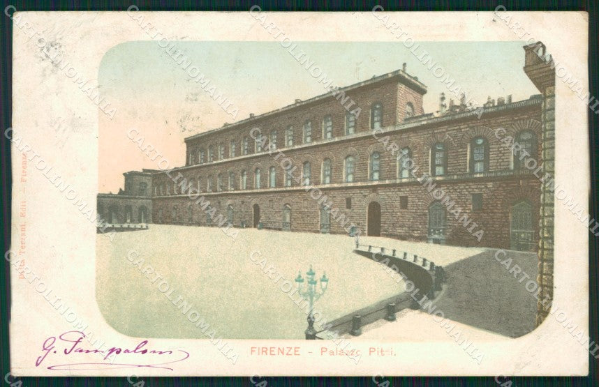 Firenze Città Palazzo Pitti cartolina XB2315 – fronte