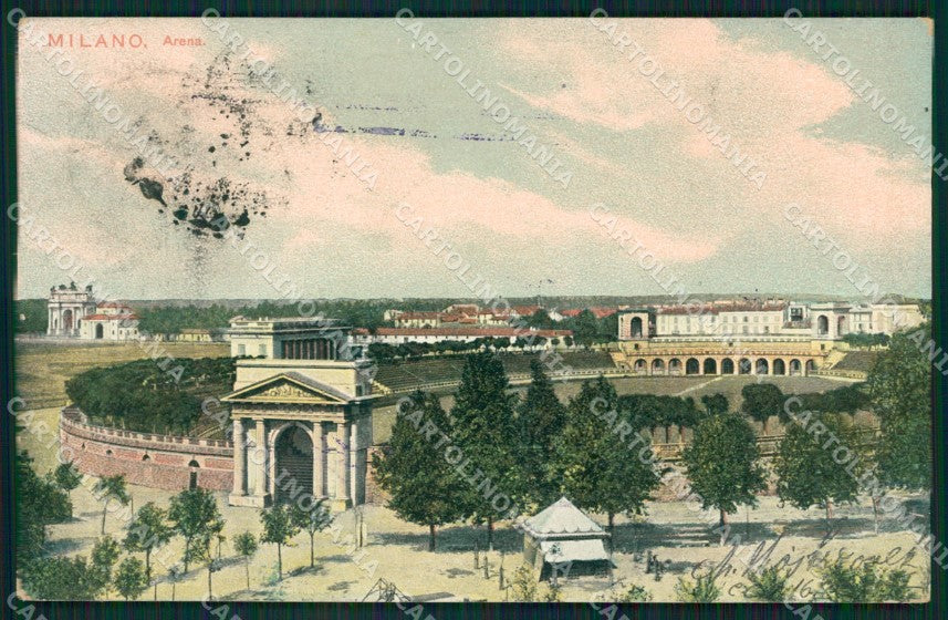Milano Città Arena cartolina XB2348 – fronte