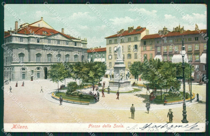 Milano Città Piazza della Scala cartolina XB2349 – fronte