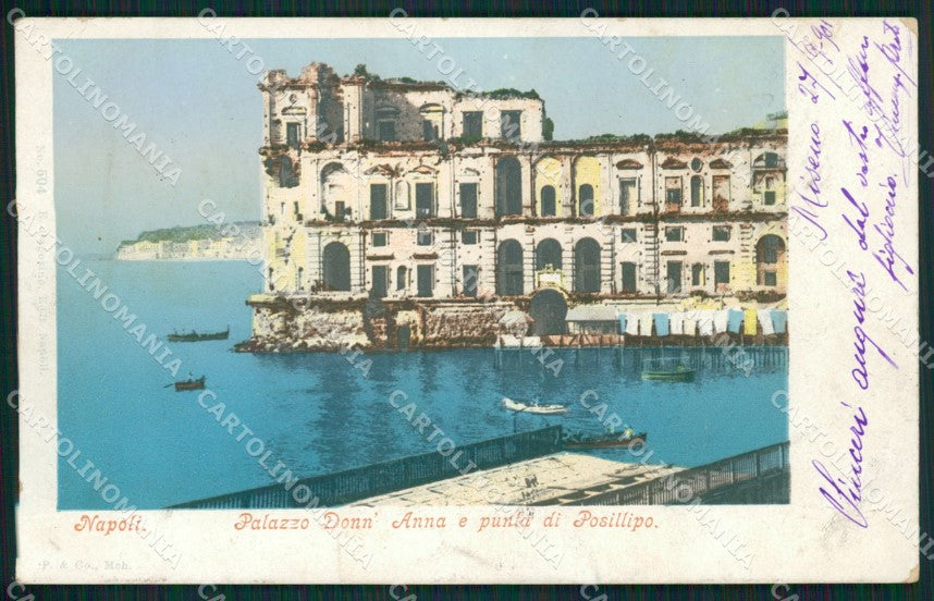 Napoli Posillipo Donn'Anna cartolina XB2354 – fronte