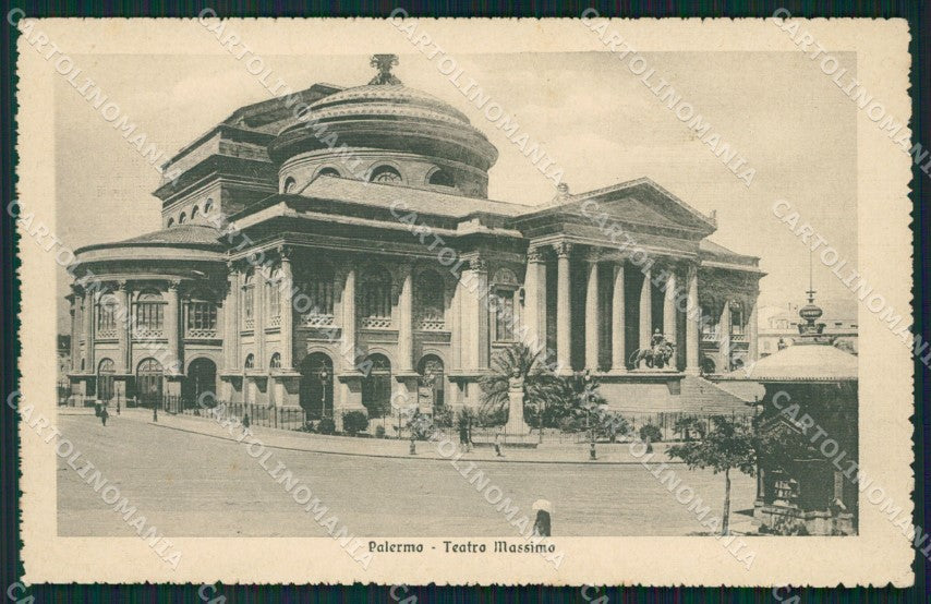 Palermo Città Teatro cartolina XB2383 – fronte