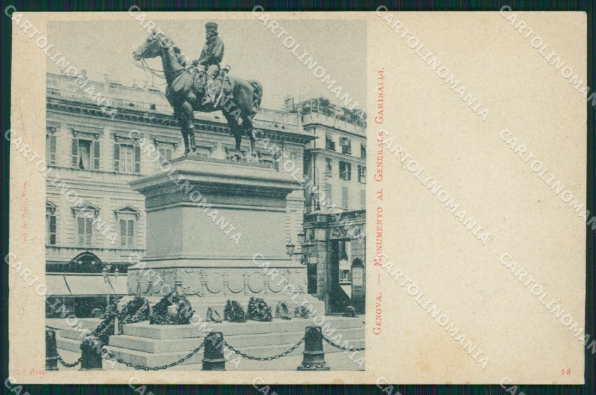 Genova Città Garibaldi cartolina XB2386 – fronte